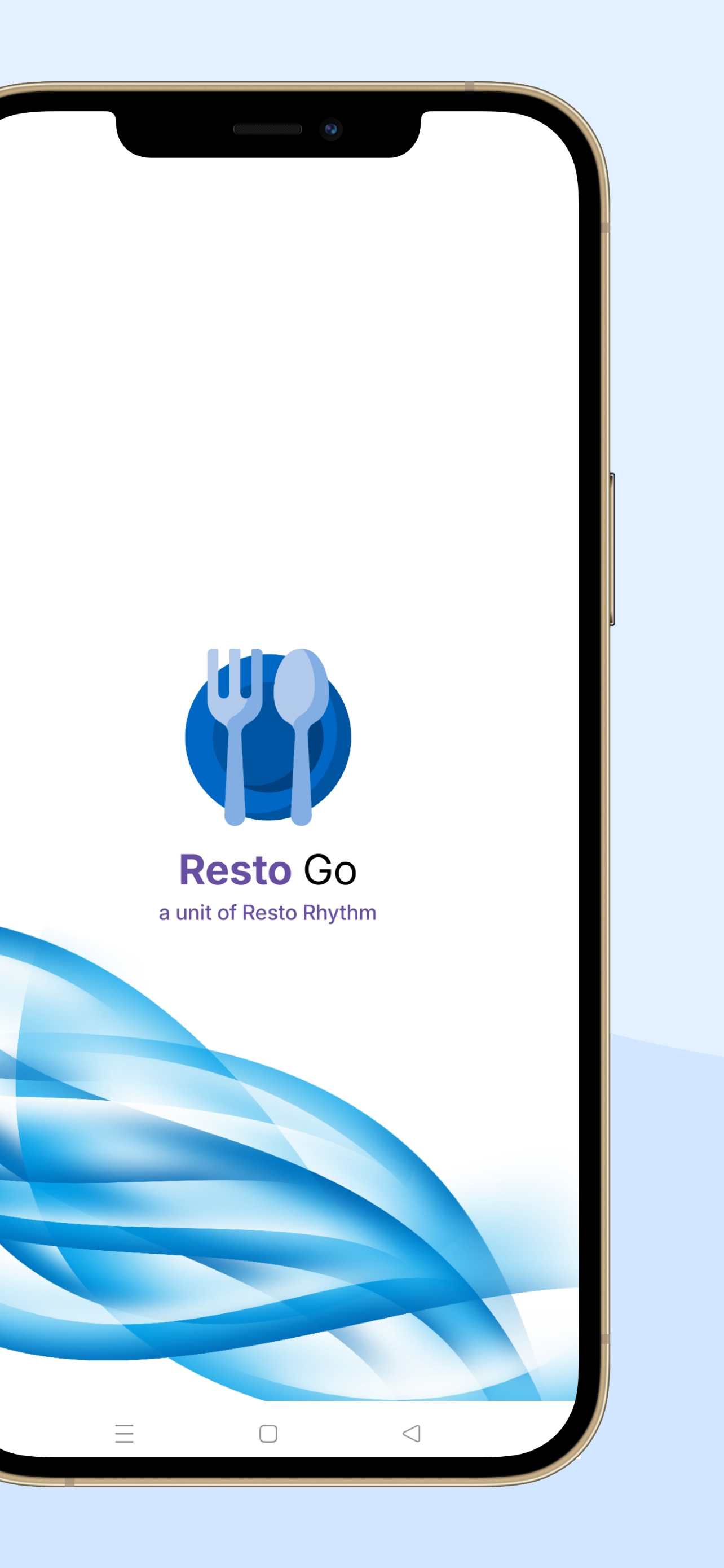 Order management screen of Resto Go app